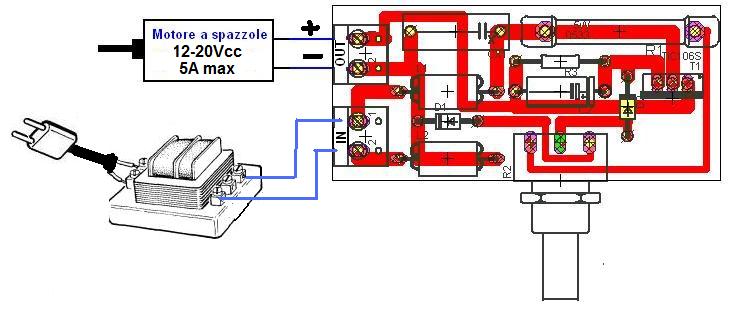 Schema variatore di tensione continua