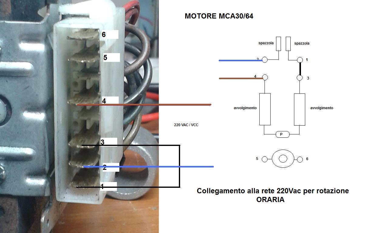Schema collegamenti motore per lavatrice: schema motore inverter ... Collegare motore lavatrice