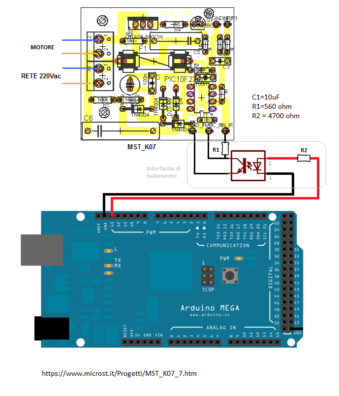 Microst.it  interfacciare MST_K07 con arduino