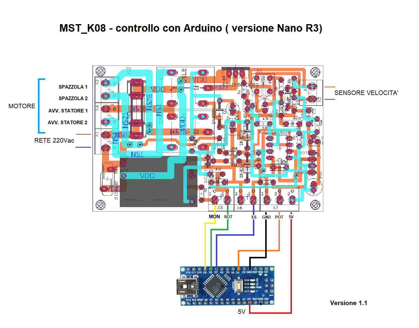 mst_k08 CONTROLLO CON ARDUINO