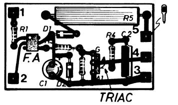 Piano costruttivo del rel opto-elettronico