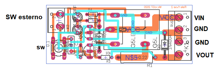 microst.it rele fusibile 2 in PCB