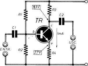 circuito di base da dimensionare